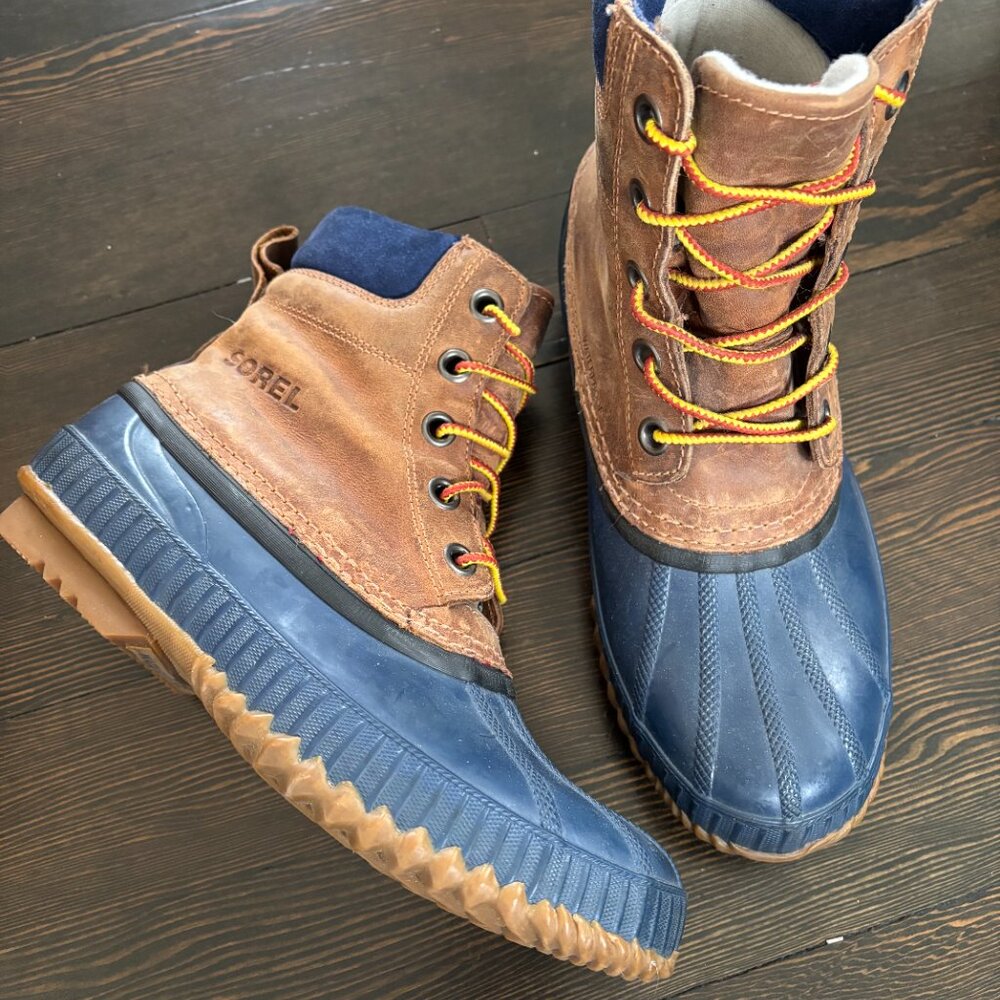 Sorel Cheyanne Lace Full Grain Boots, Women Size 8